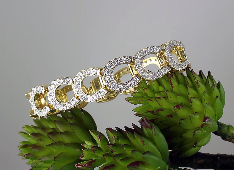 Horseshoe and Horseshoe Nail Bracelets