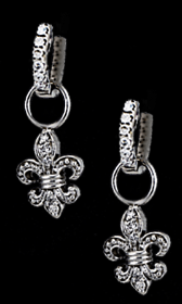 Fleur de lis Earrings - Bennett Fine Jewelry