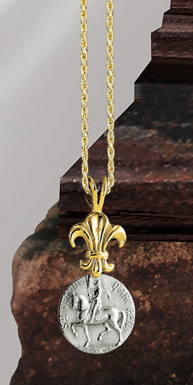 Joan of Arc Astride Pendant - Bennett Fine Jewelry