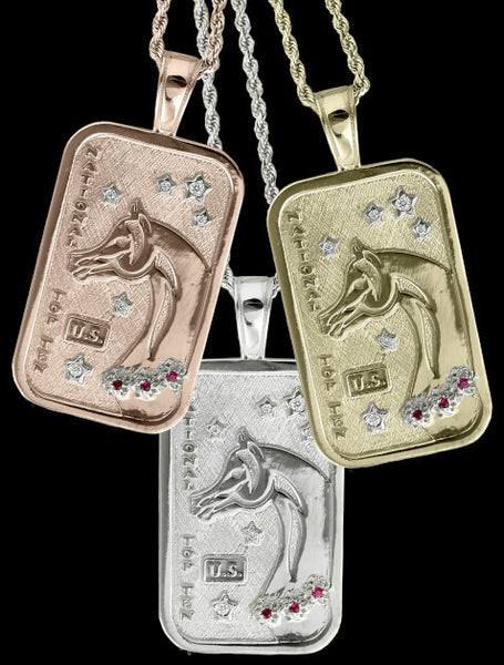 Arabian Horse National Top Ten Pendants by Lesley Rand Bennett