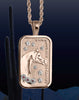 Scottsdale Horse Show champion tag pendant in 14k rose
