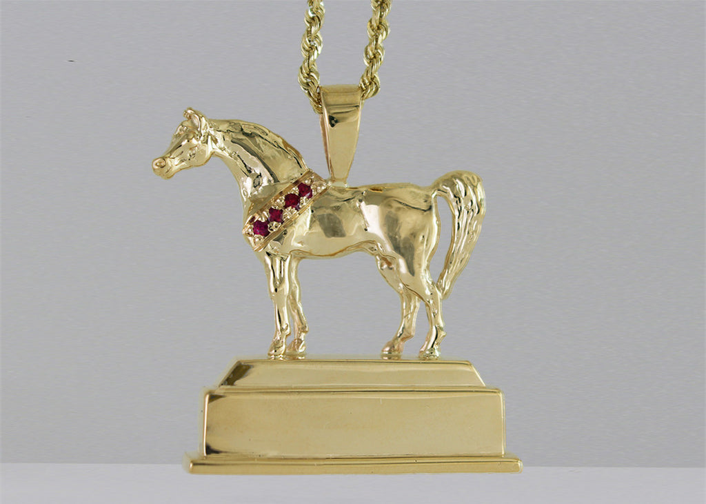 Reserve U.S. Arabian Horse National Champion Trophy Pendants - Bennett Fine Jewelry