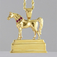 Reserve U.S. Arabian Horse National Champion Trophy Pendants - Bennett Fine Jewelry