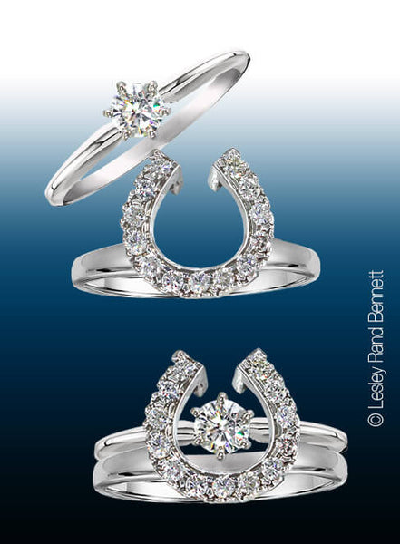 Build a Two Become One Horseshoe Wedding Set - Bennett Fine Jewelry