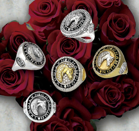 Arabian Horse National Champion rings