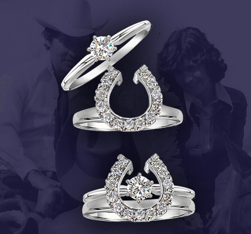 Two Become One Horse Shoe Wraps  &  Equestrian Engagement Sets