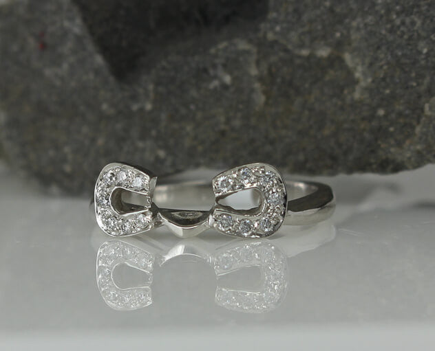 Two Become One Double Horseshoe Wrap Engagement Set - Bennett Fine Jewelry