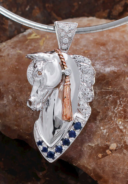 arabian horse pendant