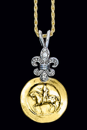 joan of arc pendant