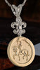 Joan of Arc- Diamond Destrier Pendant  C1489s - Bennett Fine Jewelry