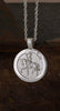 Joan of Arc Necklace Pendant 1489L in white gold by Lesley Rand Bennett