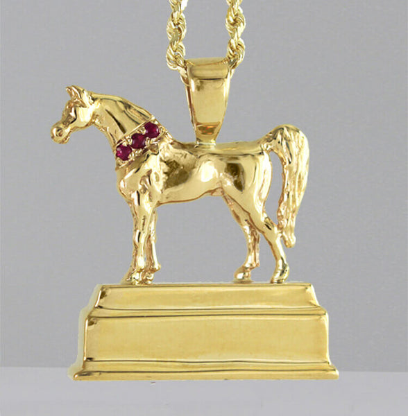 Reserve U.S. Arabian Horse National Champion Trophy Pendants - Bennett Fine Jewelry