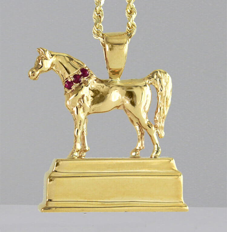 Reserve U.S. Arabian Horse National Champion Trophy Pendants - Bennett Fine Jewelry