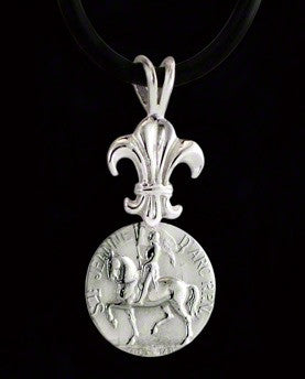 Joan of Arc Astride Pendant - Bennett Fine Jewelry
