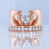 We Love Horses and rose gold horse ring. With 0ne carat total weight in diamond. Copyright design by Lesley Rand Bennett.
