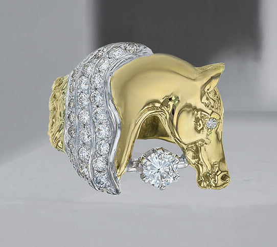 Horse Head Ring - Bennett Fine Jewelry